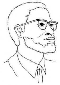 228x324 Malcolm X Coloring Pages Sketch Coloring Page