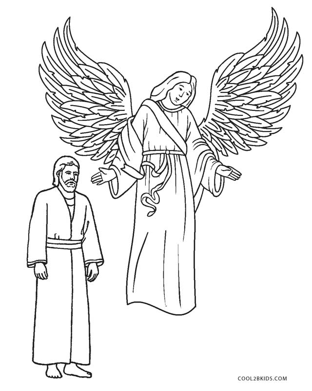 640x800 Free Printable Angel Coloring Pages For Kids Cool2bkids