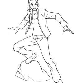 268x268 Male Angel Coloring Page Kids Drawing And Coloring Pages