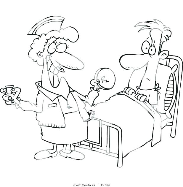 618x630 Male Nurse Coloring Pages