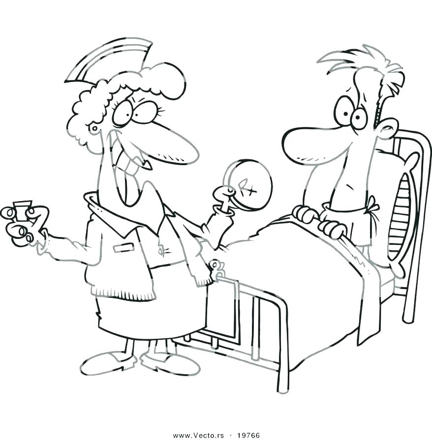878x895 Nurse Coloring Page Nursing Coloring Book Nursing Coloring Book