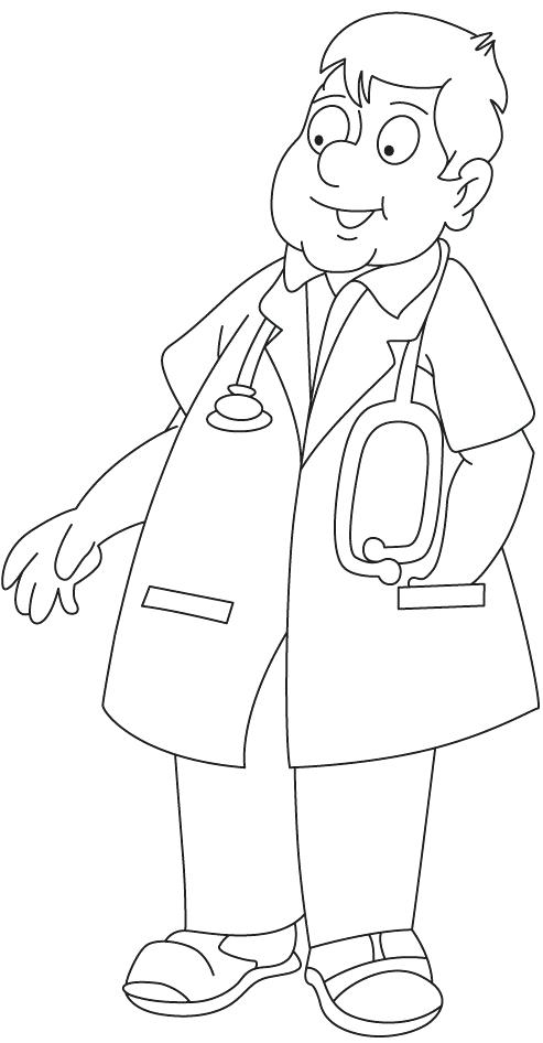493x946 Doctor Coloring Pages Doctor Coloring Page Medical Tools Coloring
