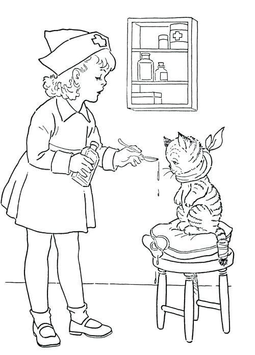 500x697 Nurse Coloring Page Male Nurse Coloring Pages Nurse Coloring Pages