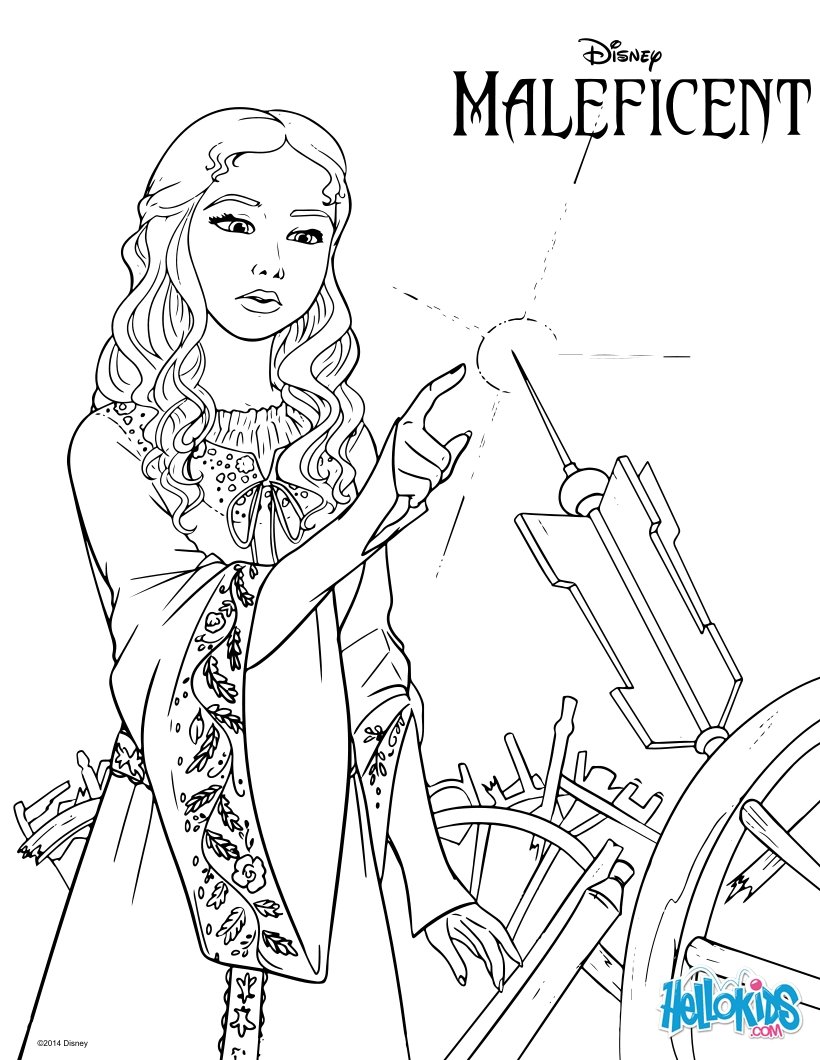 820x1060 Maleficent Coloring Pages