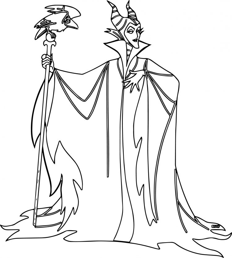 750x835 Coloring Maleficent Coloring Pages Free Plus Sleeping Beauty