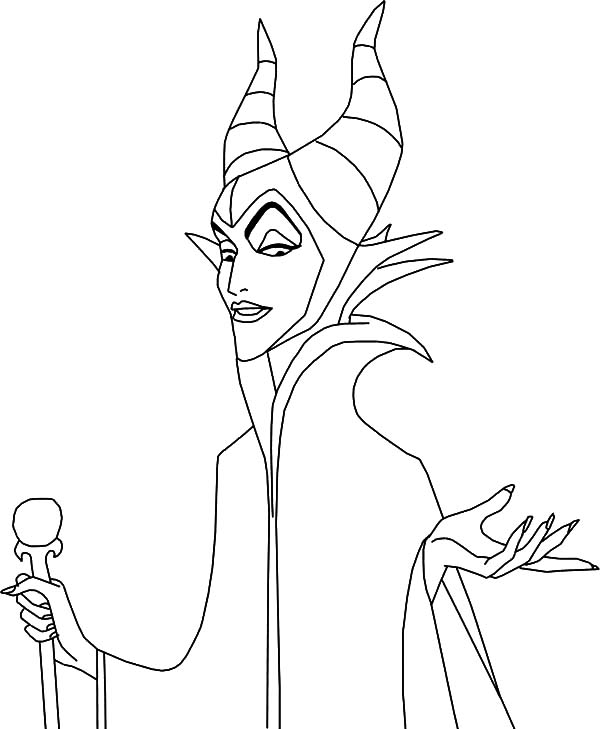 600x729 The Queen Of The Moors Maleficent Coloring Pages Color Luna
