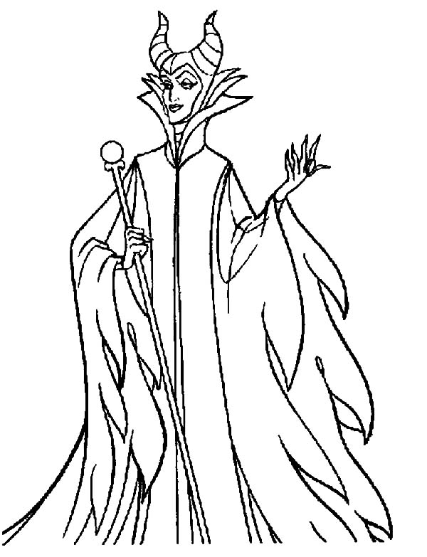 600x783 Walt Disney Maleficent Coloring Pages Color Luna