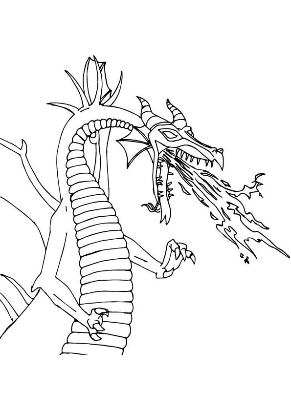 595x842 Coloring Maleficent Coloring Pages Online Together With Young