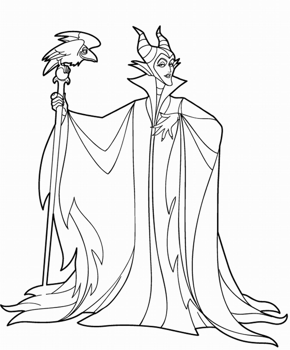 997x1200 Disney Maleficent Coloring Pages Free To Color With 4 And Itgod Me