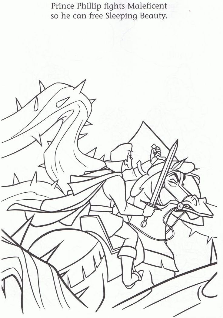 736x1048 Sleeping Beauty Dragon Coloring Pages