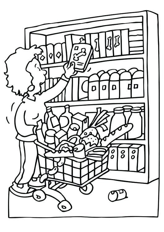 530x750 Shopping Coloring Pages Frank Shopping Coloring Pages Coloring