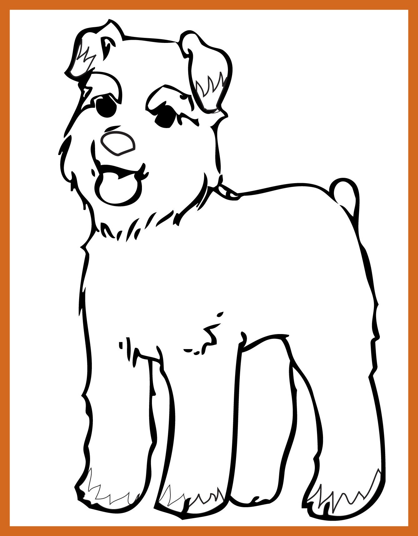 1337x1712 Inspiring Important Dog Picture To Color Maltese Animal Coloring
