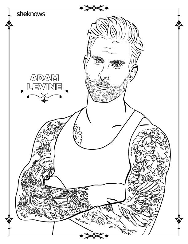 612x792 Gallery Adult Men Coloring Pages,