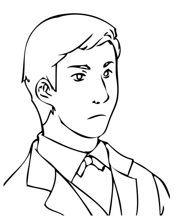 600x745 Top 94 Man Coloring Pages