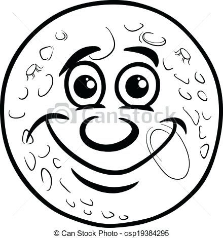 440x470 Moon Coloring Page Man In The Moon Coloring Page Full Moon