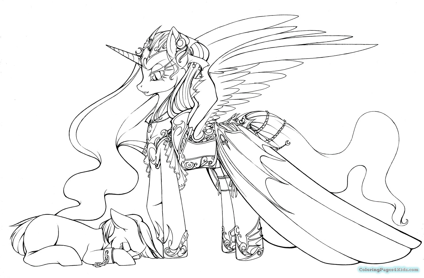 1477x968 Nightmare Moon My Little Pony Coloring Pages Coloring Pages For Kids