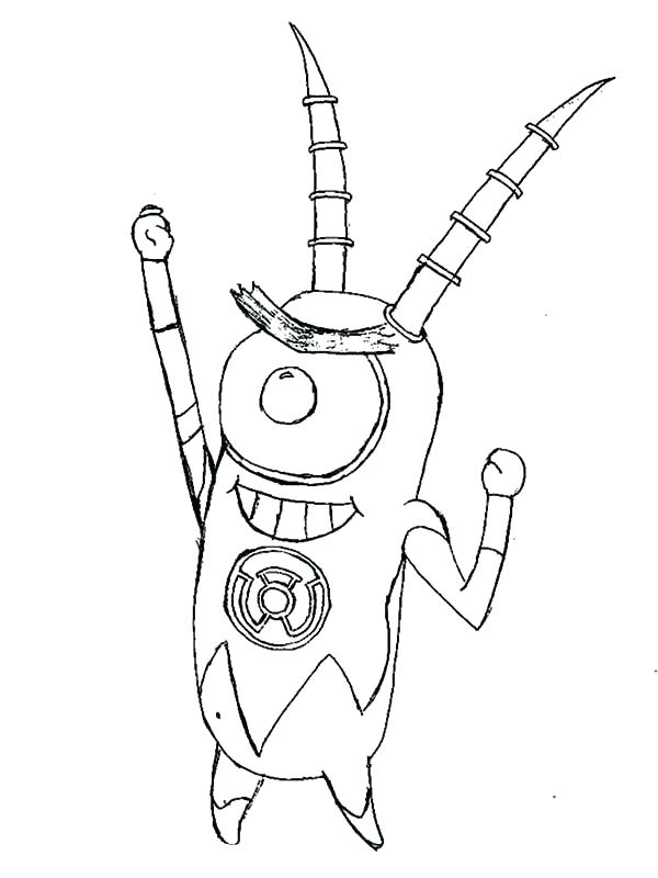 600x800 Superman Man Of Steel Coloring Pages Robot Plankton Page