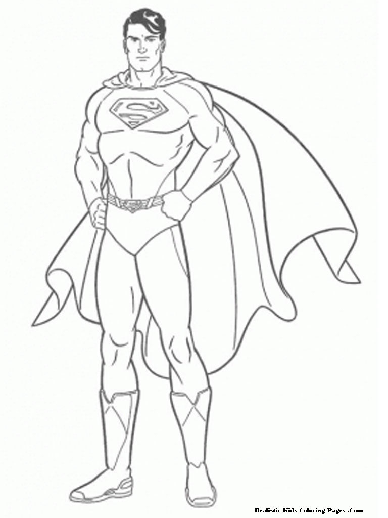 768x1024 Superman The Man Of Steel Kids Colorig Pages Free Coloring Pages