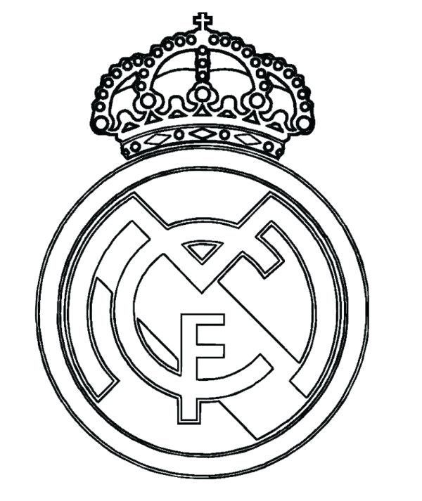 600x713 Manchester United Coloring Pages Real Logo Soccer Coloring Pages