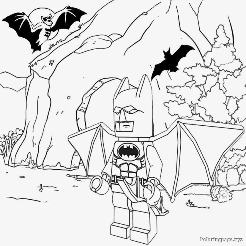 810x810 Lego Man Bat Coloring Pages Coloring Pages Kids