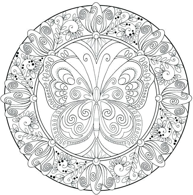 650x655 Flower Mandala Coloring Pages Mandala Coloring Pages Online