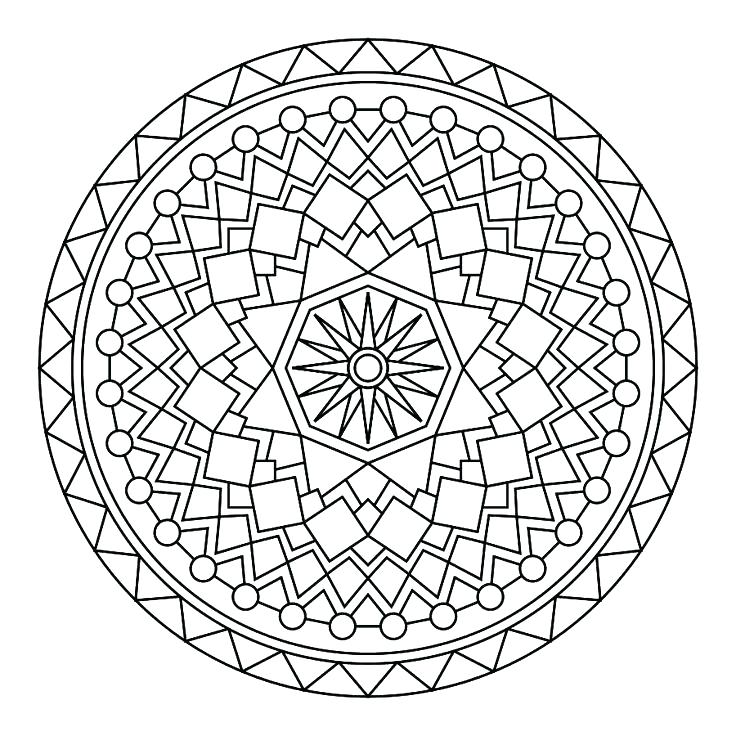 736x736 Mandala Coloring Pages Advanced Level Printable Advanced Coloring