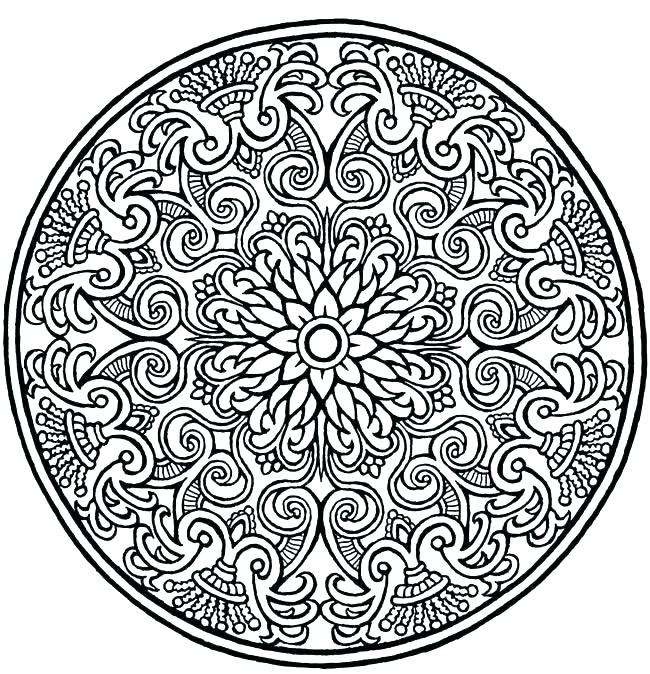 650x674 Advanced Mandala Coloring Pages Together With Mandala Coloring