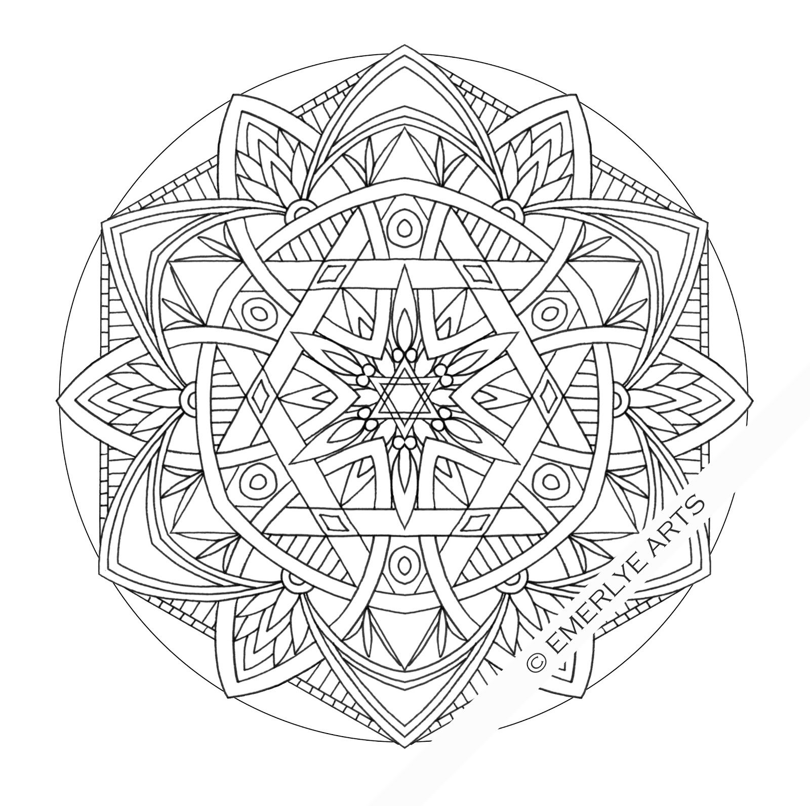 1600x1592 Best Mandala Coloring Pages Advanced Level Printable Pics