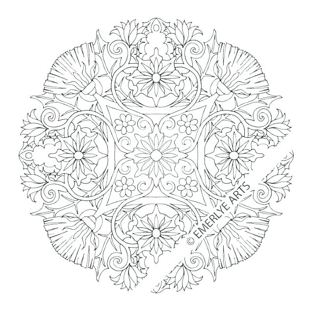 636x640 Advanced Mandala Coloring Pages Together With Mandala Color Pages
