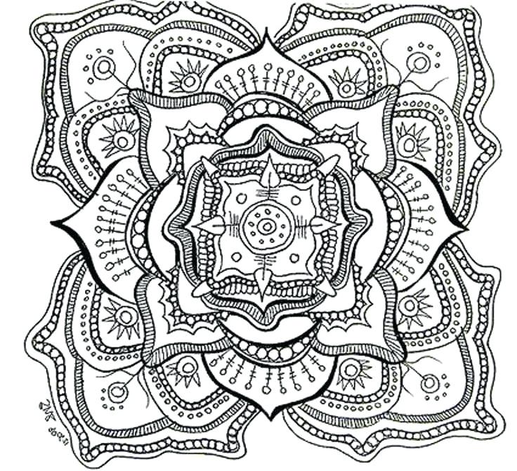 736x671 Abstract Printable Coloring Pages Detailed Coloring Pages