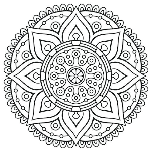 500x500 Mandala Color Pages Inspirational Mandala Color Pages About