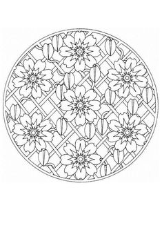 235x333 Mandala Coloring Pages Advanced Level Mandalas For Experts