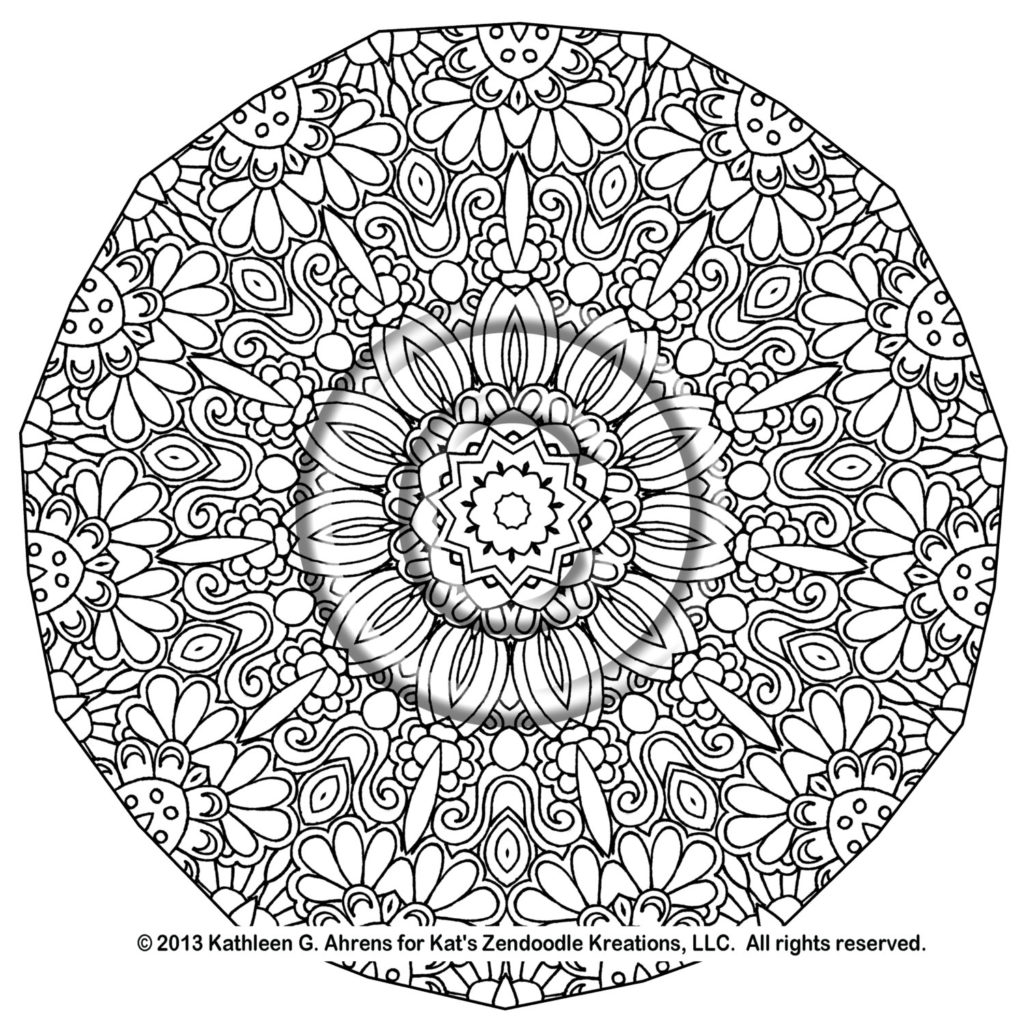 1021x1024 Mandala Coloring Pages Expert Level Advanced Printable Coloring