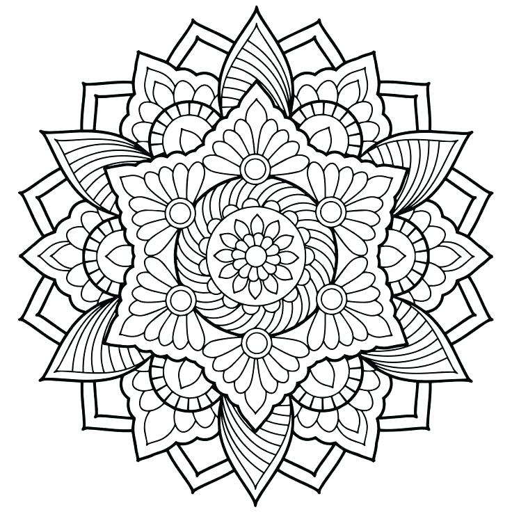 736x736 Expert Mandala Coloring Pages Coloring Mandala Coloring Pages