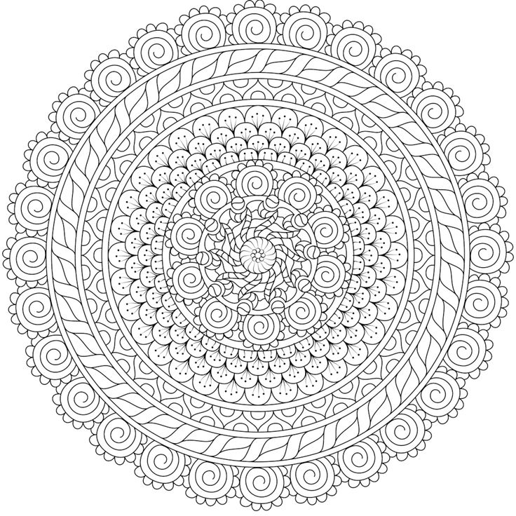 Mandala Coloring Pages For Adults