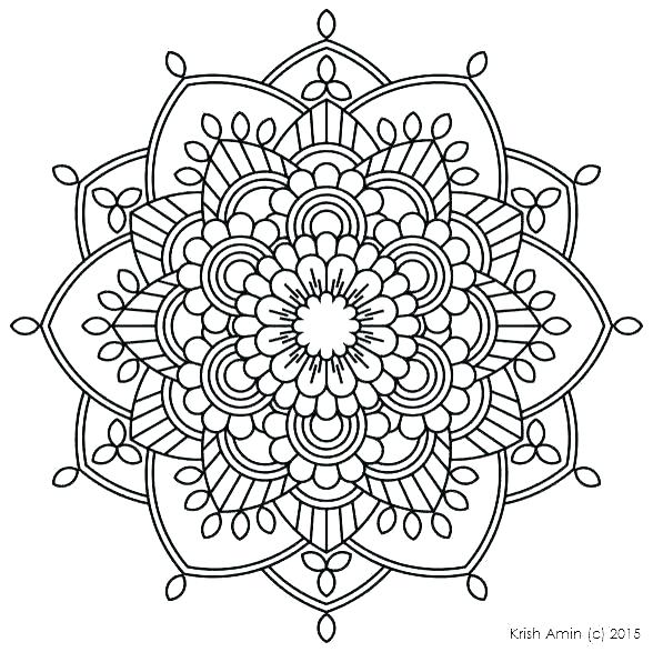 588x587 Mandala Art Coloring Pages Mandala Coloring Pages For Kids Mandala