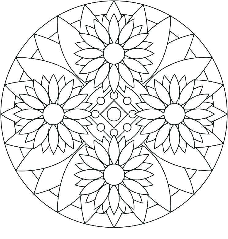 744x779 Mandala Coloring Pages Mandala Coloring Pages Pages Fire Mandala