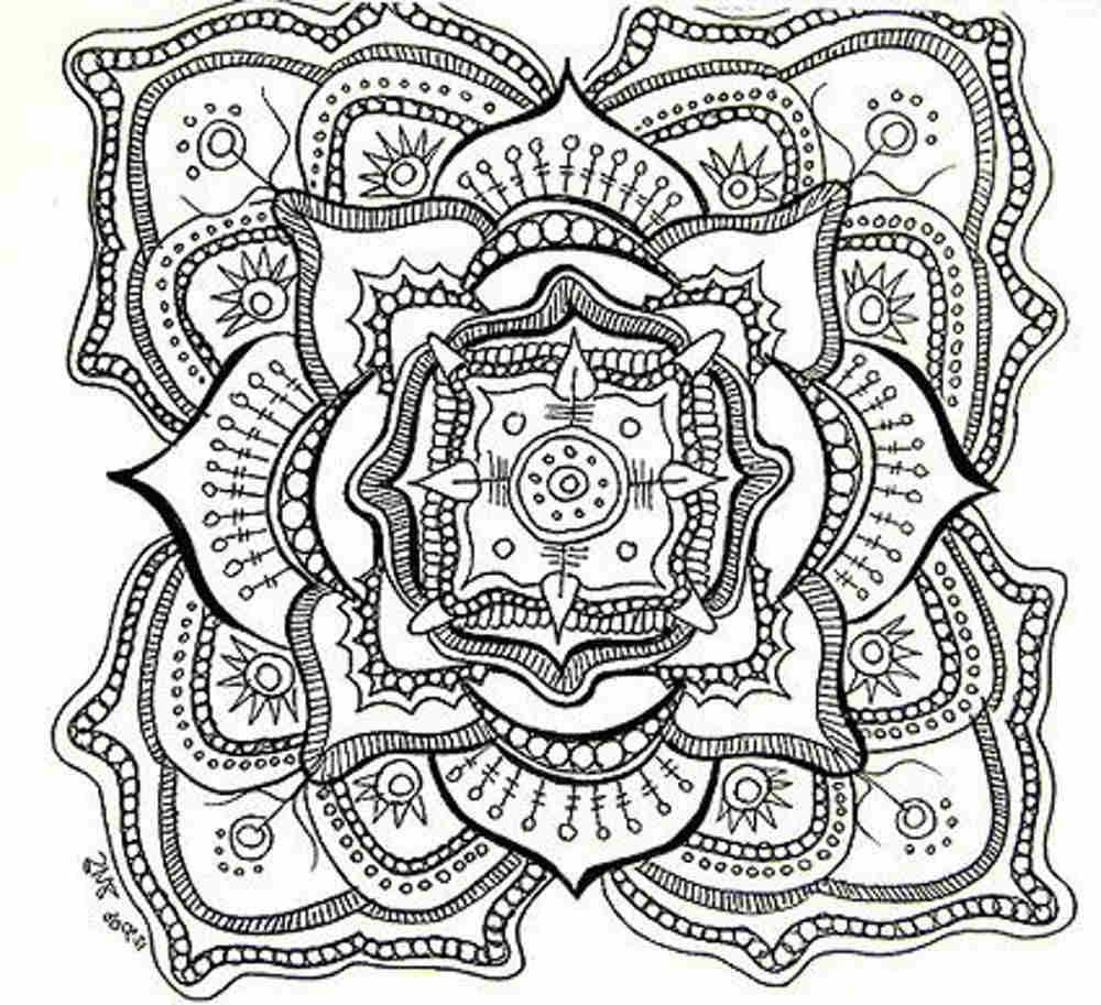 1000x913 Free Printable Mandala Coloring Pages For Adults Mandalas