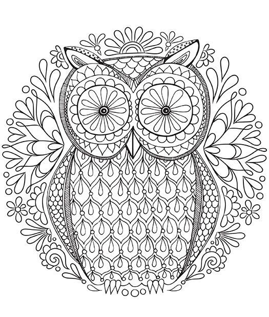 525x618 Adult Mandala Coloring Pages Great Free Printable Mandalas