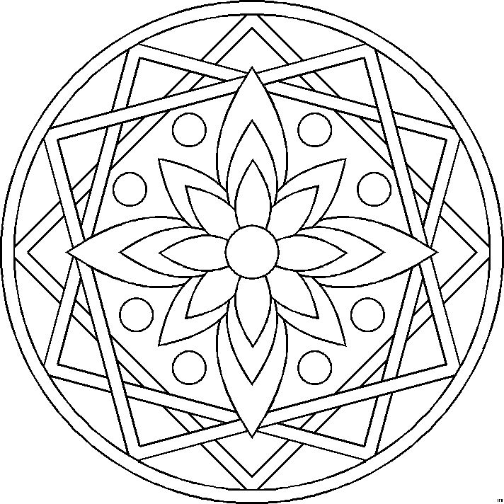 712x712 29 Free Printable Mandala Colouring Pages