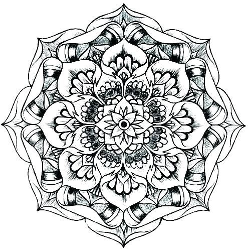 495x500 Mandala Coloring Page Mandala Coloring Pages Online