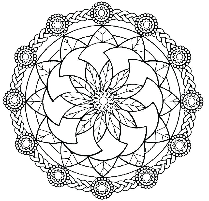 850x818 Easy Mandala Coloring Pages Easy Simple Mandala Coloring Pages