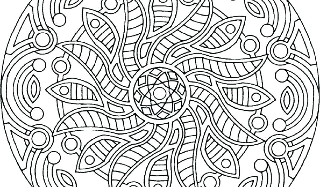 1024x600 Mandala Printable Coloring Pages
