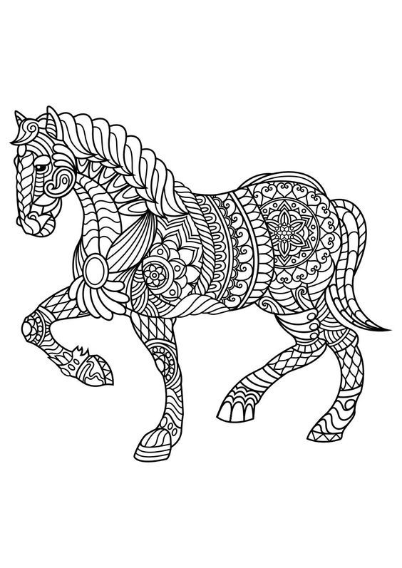564x797 Bildresultat Mandala Horse Coloring Pages Adult Coloring