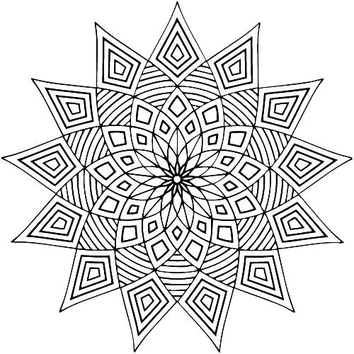 500x500 Mandala Meditation Coloring Pages Meditation Coloring Book Pages