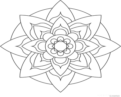 400x322 Meditation Mandala Coloring Pages Page Image Clipart Images
