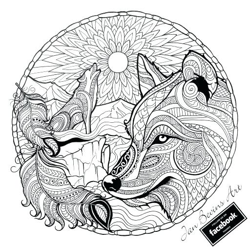 512x509 Wolves Coloring Pages Coloring Page Of A Wolf Wolves Coloring