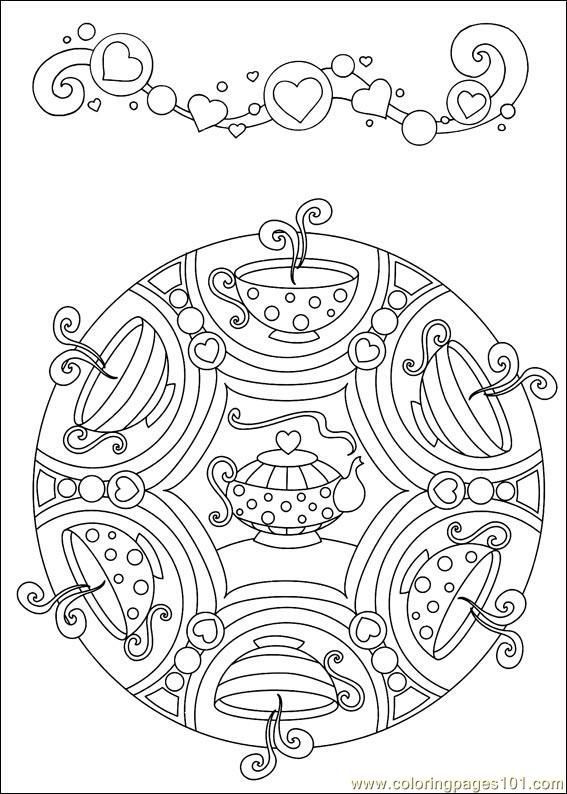 567x794 Tea Mandolin Coloring Pages Mandolin