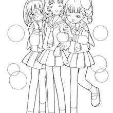 220x220 Manga Coloring Pages