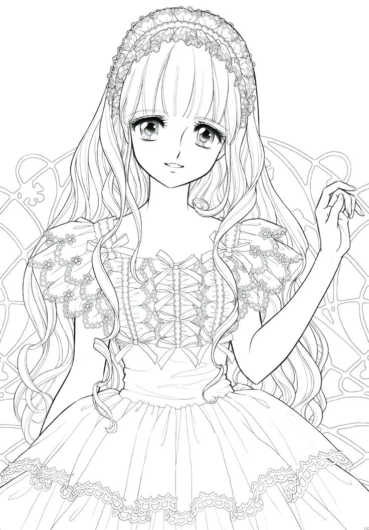 736x1057 Manga Coloring Pages Good Manga Coloring Pages With Additional
